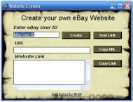 eBay Website Creator screenshot